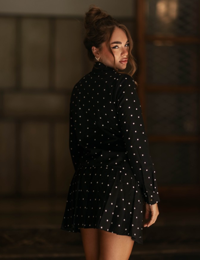 ONLY ABITO CORTO POIS PIEGHE