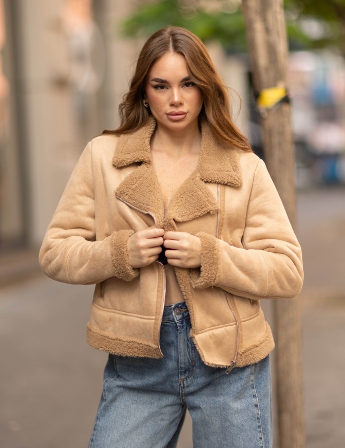 HAVEONE GIUBBOTTO  ECO MONTONE