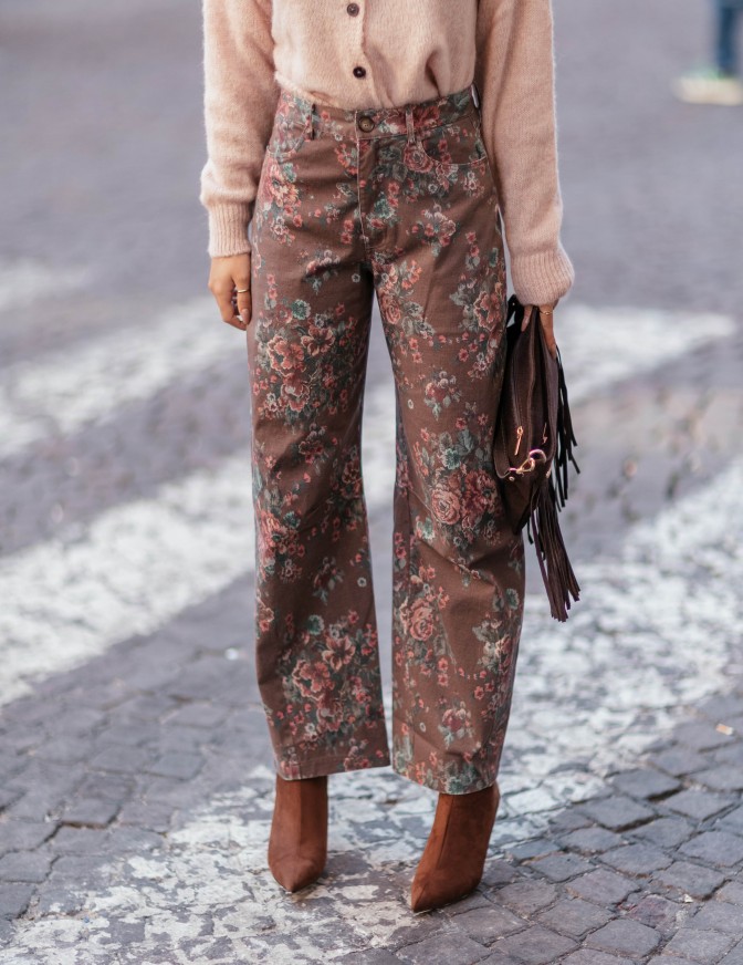 VICOLO JEANS COLOR  FIORI