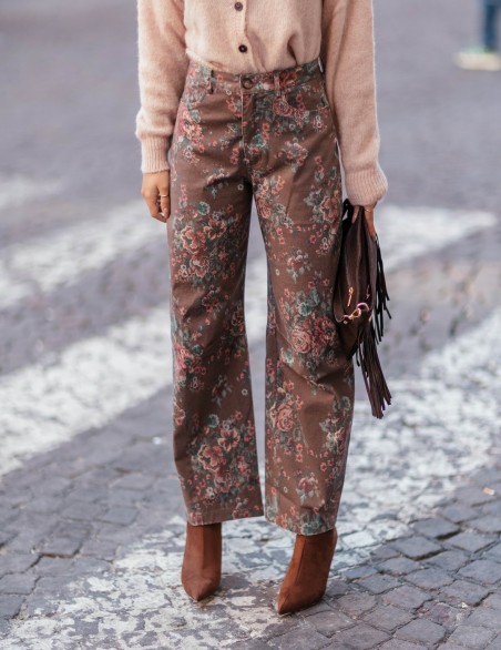 VICOLO JEANS COLOR  FIORI