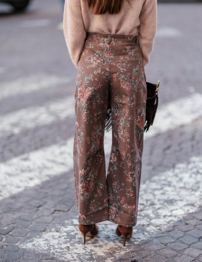 VICOLO JEANS COLOR  FIORI