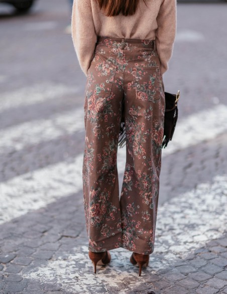 VICOLO JEANS COLOR  FIORI