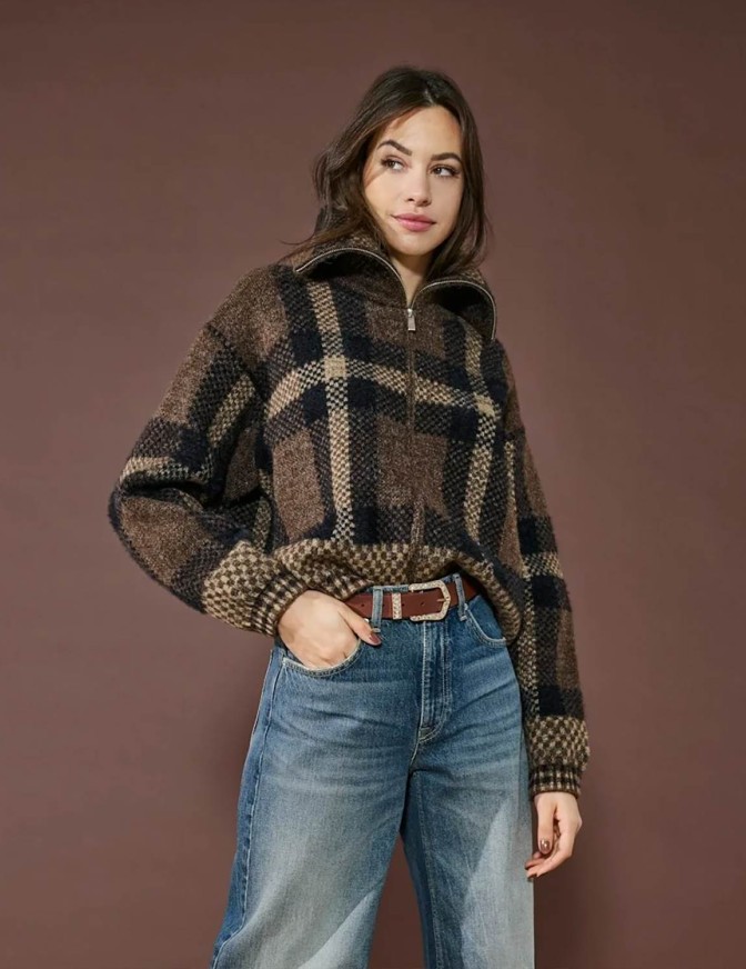 ONLY GIUBBOTTO  QUADRO ZIP