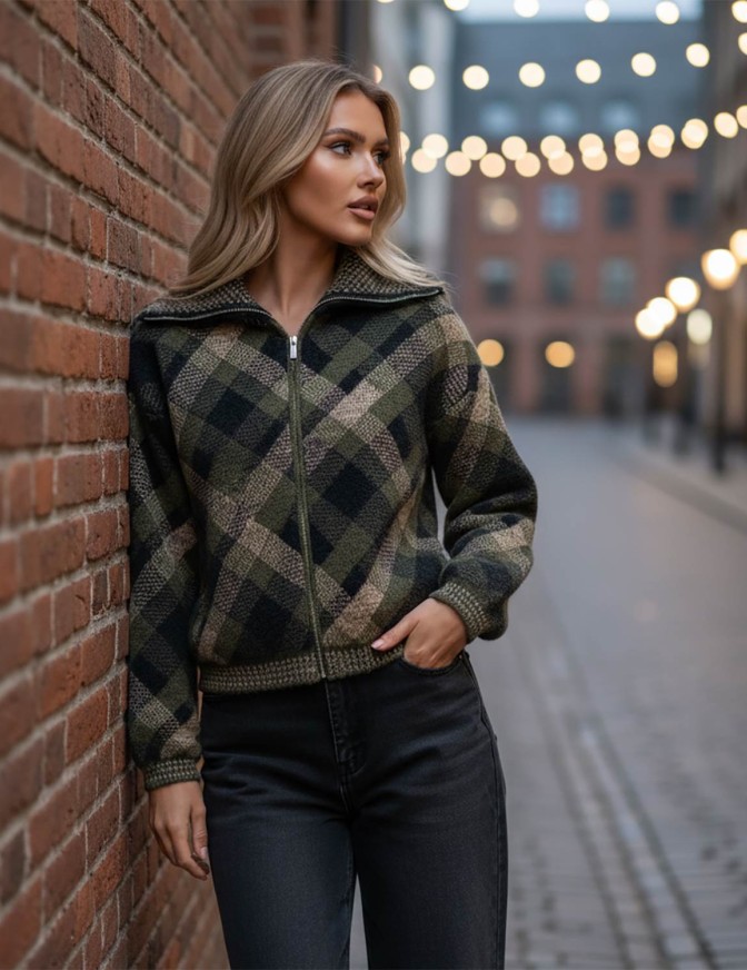 ONLY GIUBBOTTO  QUADRO ZIP