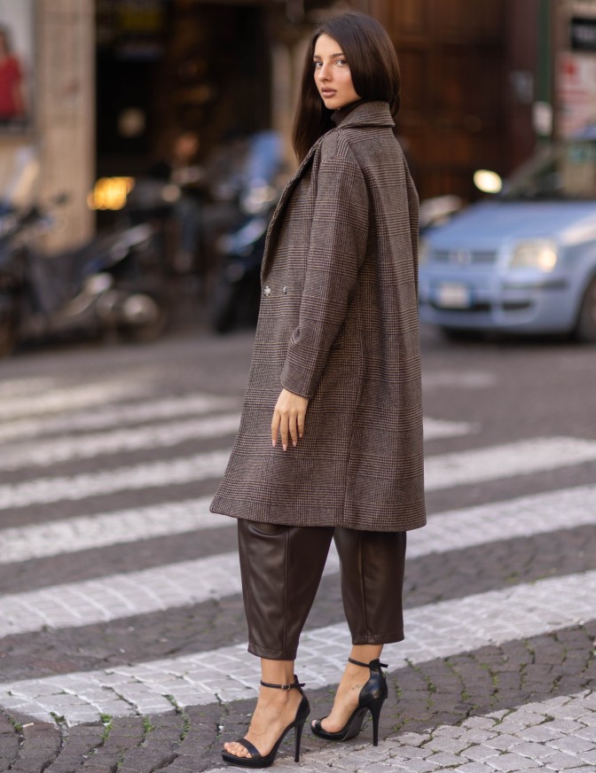 ONLY CAPPOTTO  QUADRI