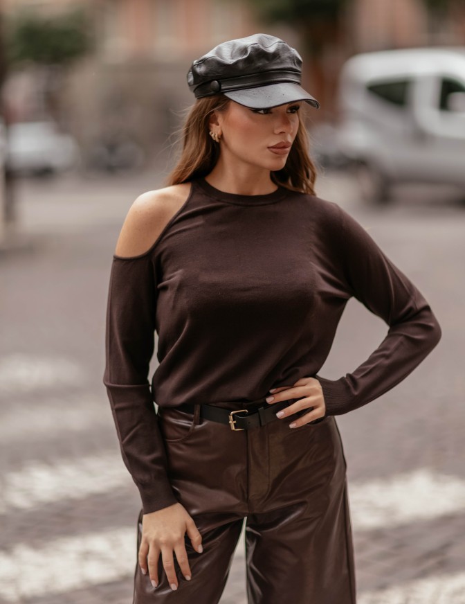 VICOLO MAGLIA  BASIC BUCO