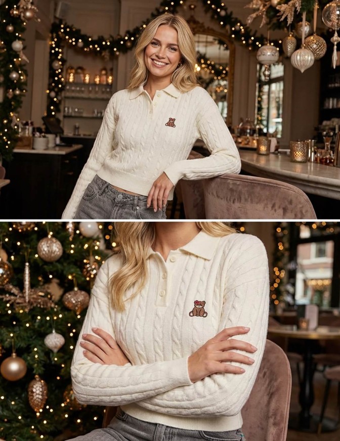 ONLY MAGLIA  POLO TEDDY