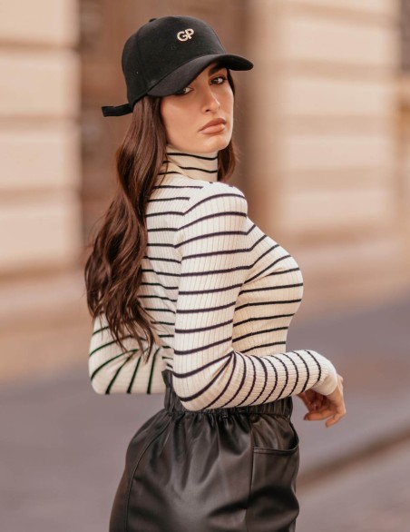 ONLY MAGLIA  COSTINE COLLO...