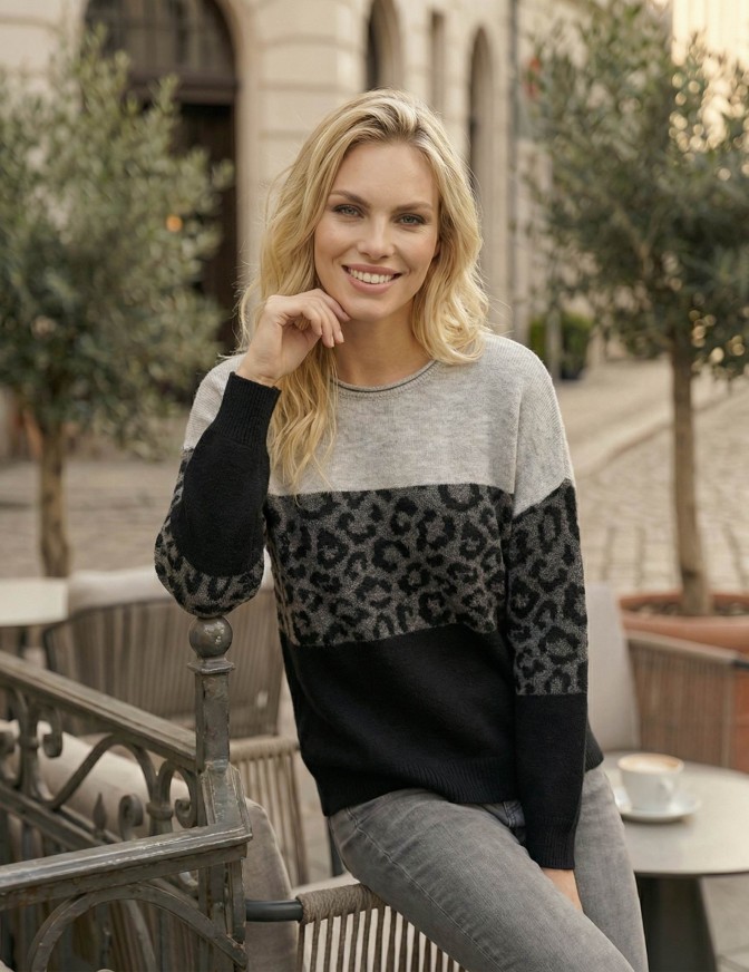 ONLY MAGLIA  ANIMALIER...