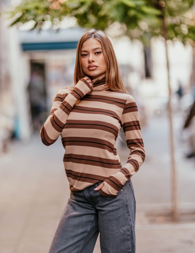 VICOLO MAGLIA  COLLO ALTO RIGO