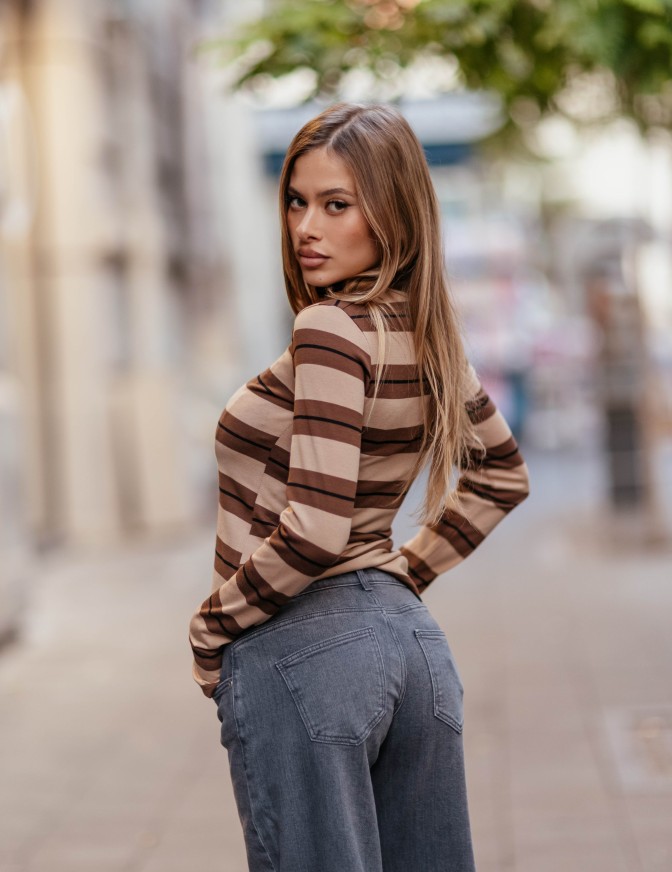 VICOLO MAGLIA  COLLO ALTO RIGO