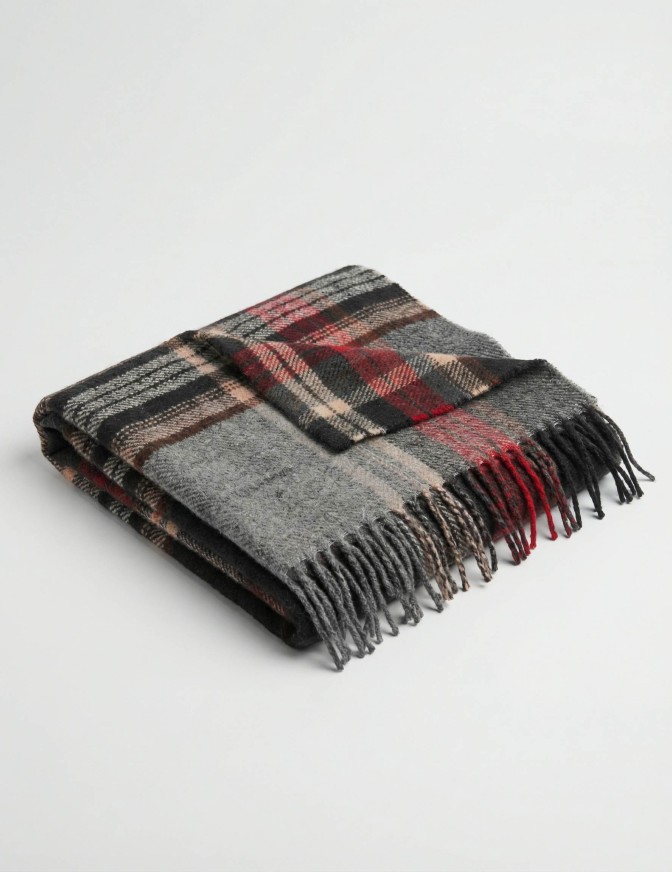 VICOLO SCIARPA  QUADRI FRANGE