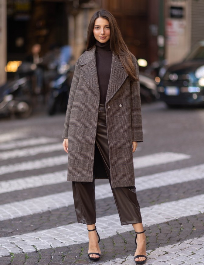 ONLY CAPPOTTO  QUADRI