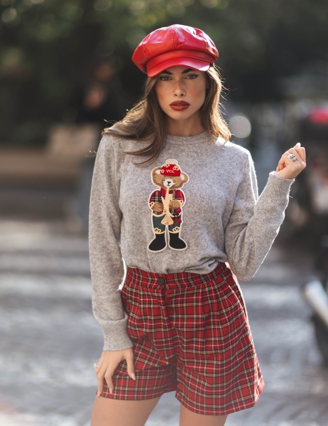 VICOLO MAGLIA  TEDDY XMAS