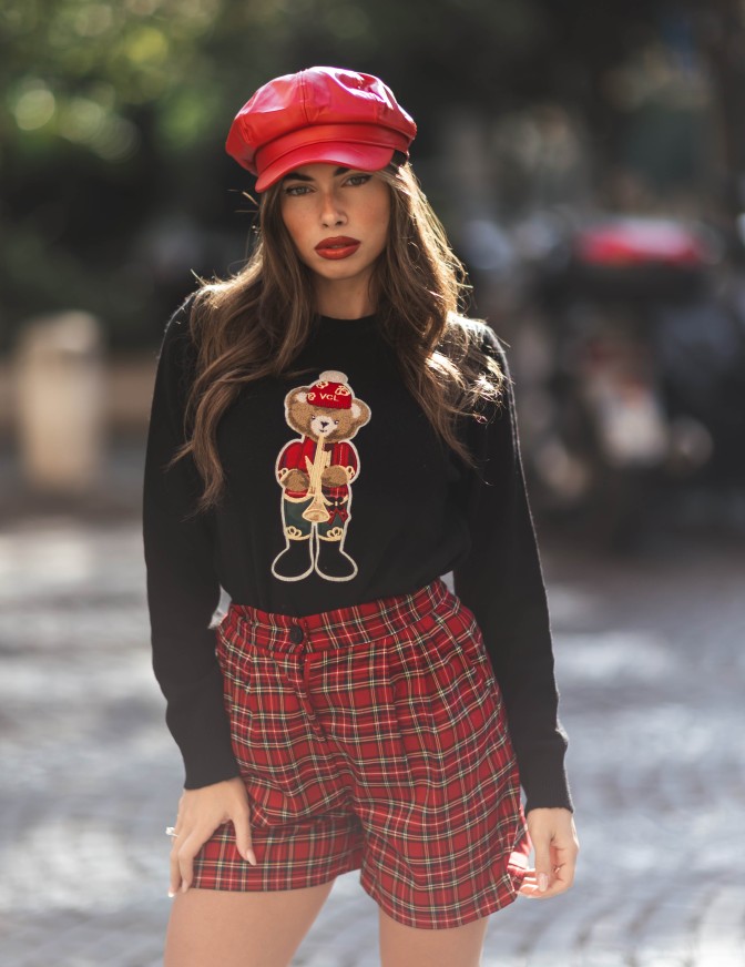 VICOLO MAGLIA  TEDDY XMAS