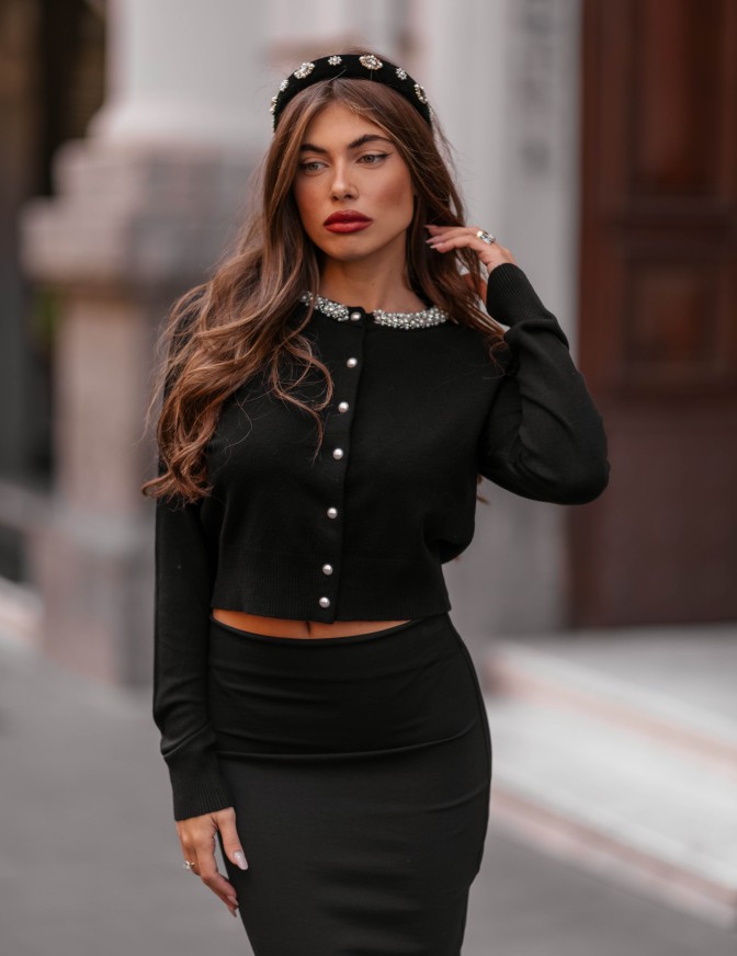 YOU DECIDE CARDIGAN  COLLO...