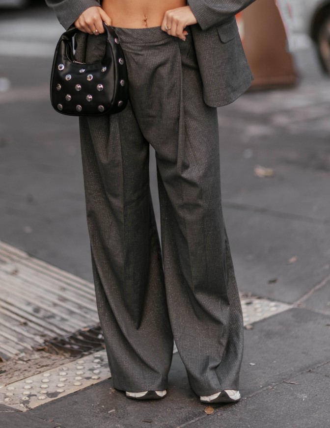 JJXX PANTALONI  XMAS LUREX...