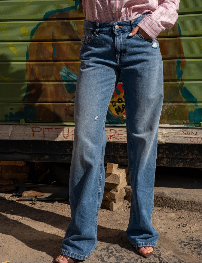 VICOLO JEANS  BASMA PALAZZO