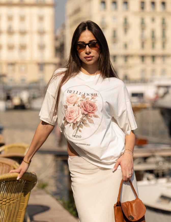 VICOLO TSHIRT  BELLE FIORE