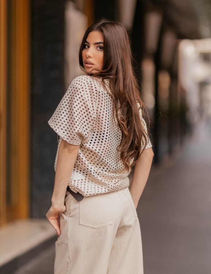 LE STREGHE MAGLIA TRAFORATA