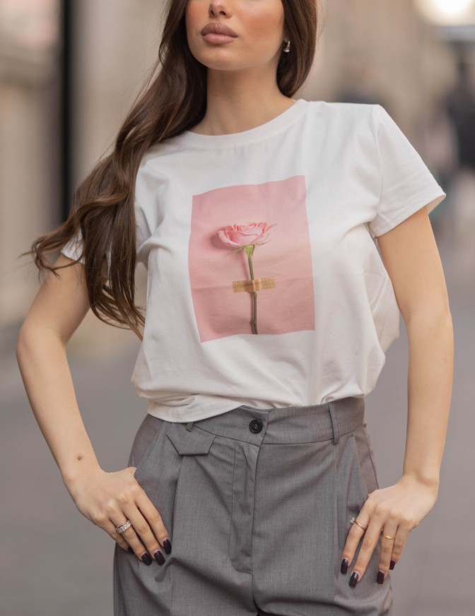 VICOLO TSHIRT  ROSA