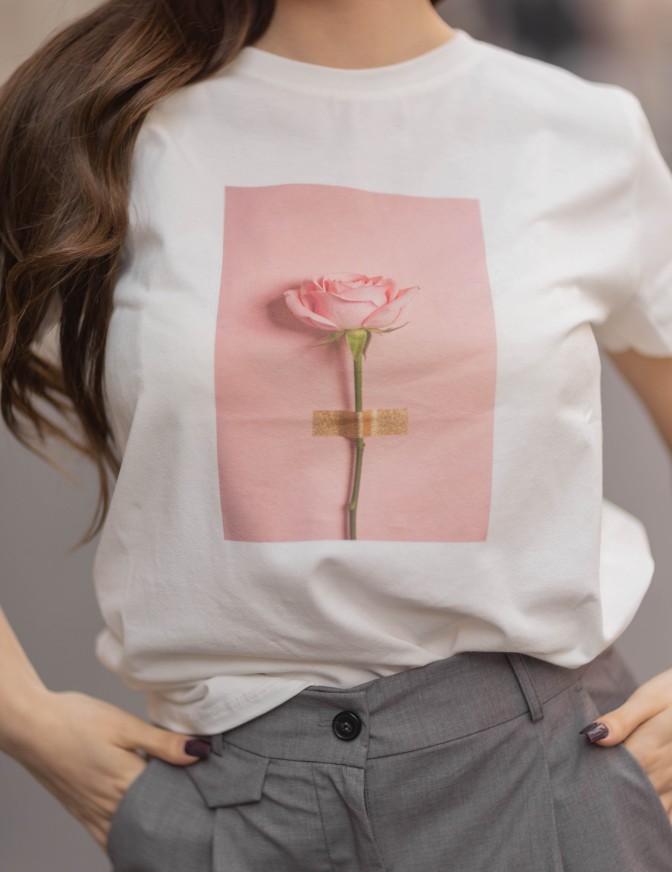 VICOLO TSHIRT  ROSA
