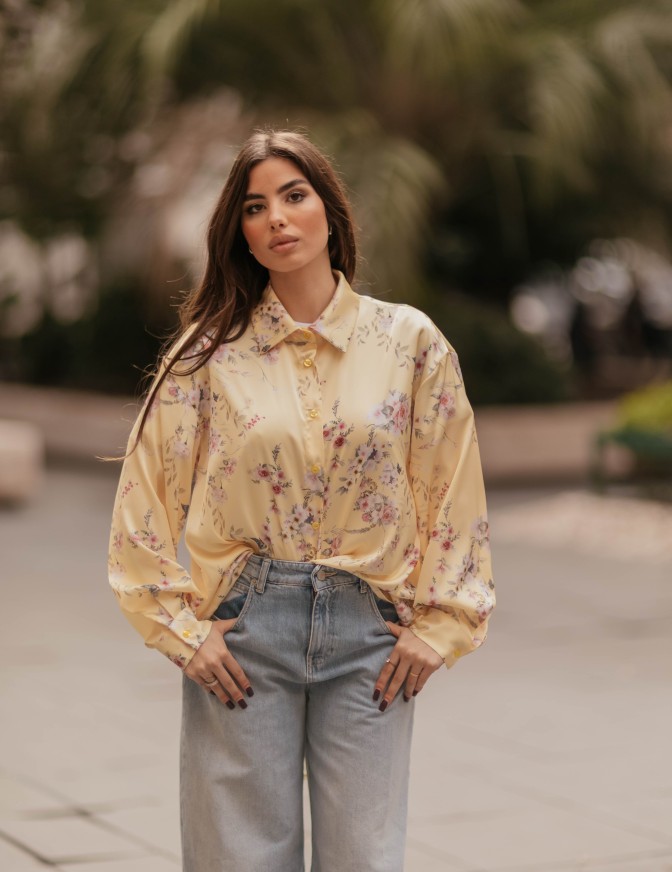 LE STREGHE CAMICIA  FIORI