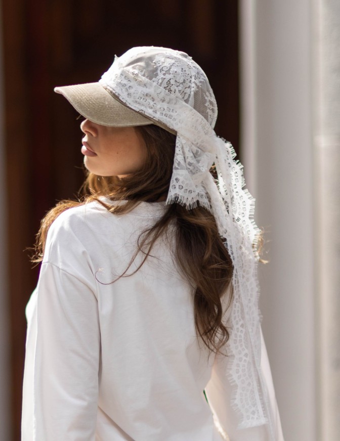 HAVEONE CAPPELLO  BANDANA PIZZO