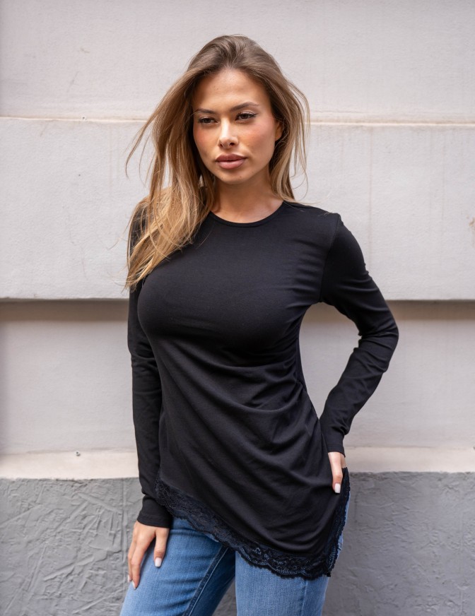 ONLY MAGLIETTA ASIMMETRICA...