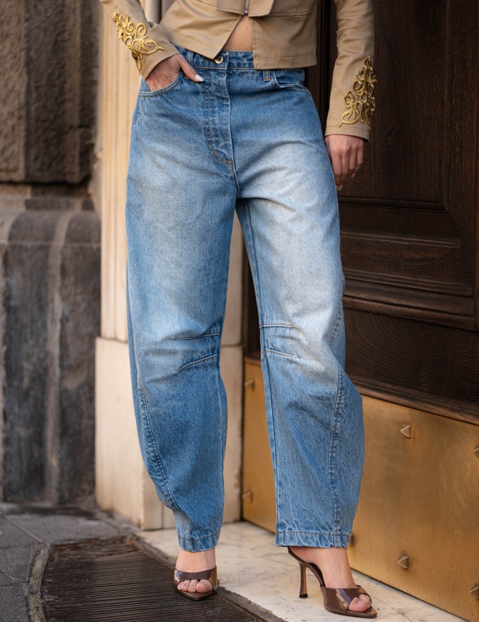 LE STREGHE JEANS  CUCITURE...