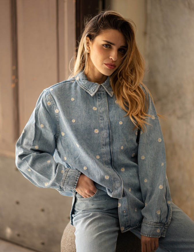 ONLY CAMICIA  MARGHERITE DENIM