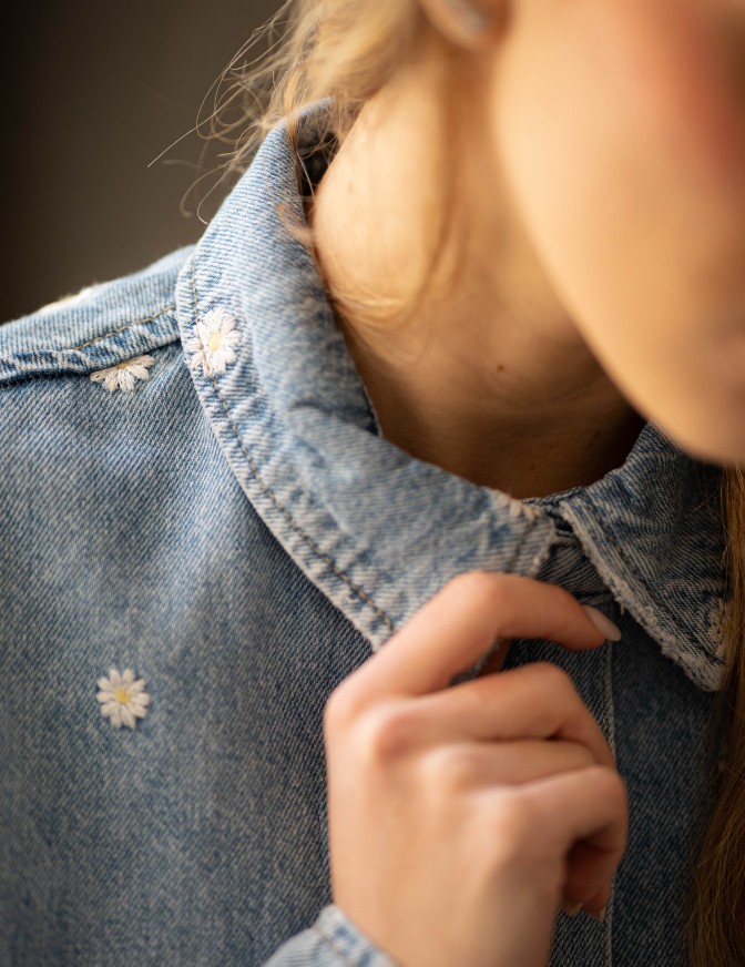 ONLY CAMICIA  MARGHERITE DENIM