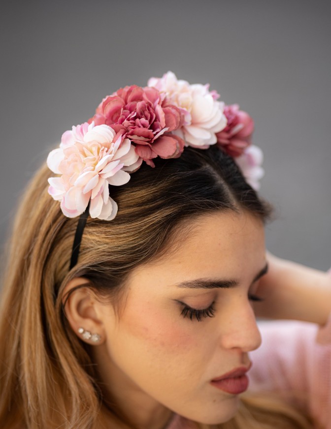 DOLLS CERCHIETTO  BIG FLOWERS