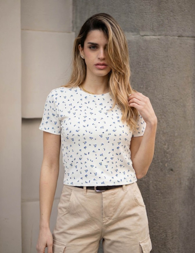 ONLY TSHIRT SLIM  MM ROSE