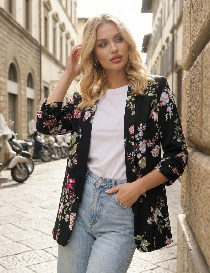 PIECES GIACCA  FLOWER