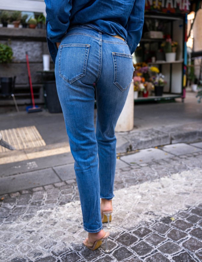 VICOLO JEANS  DAISY BLU