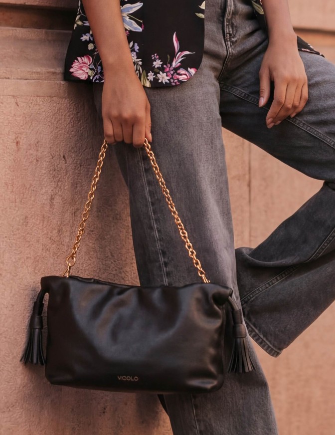 VICOLO BORSA MEDIUM TASSEL