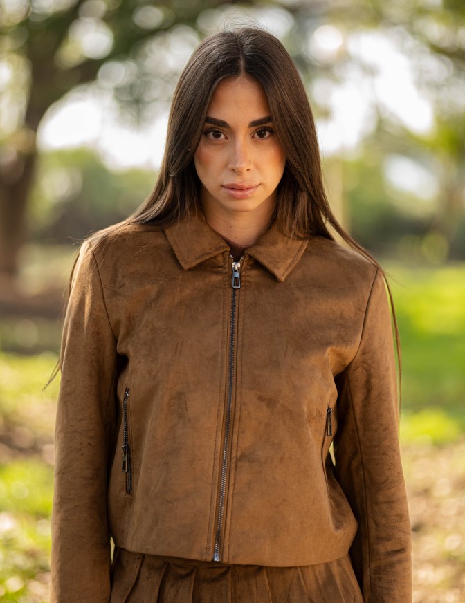 ONLY GIACCA  ECO CAMOSCIO CORD