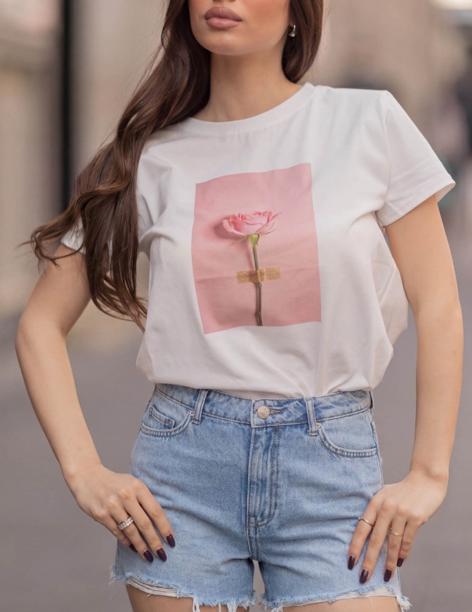 VICOLO TSHIRT  ROSA
