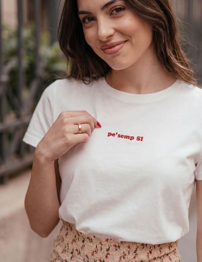 VICOLO TSHIRT RICAMO PE...