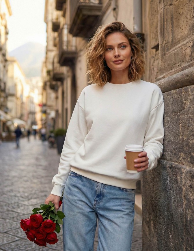 VICOLO FELPA  BASIC OVER