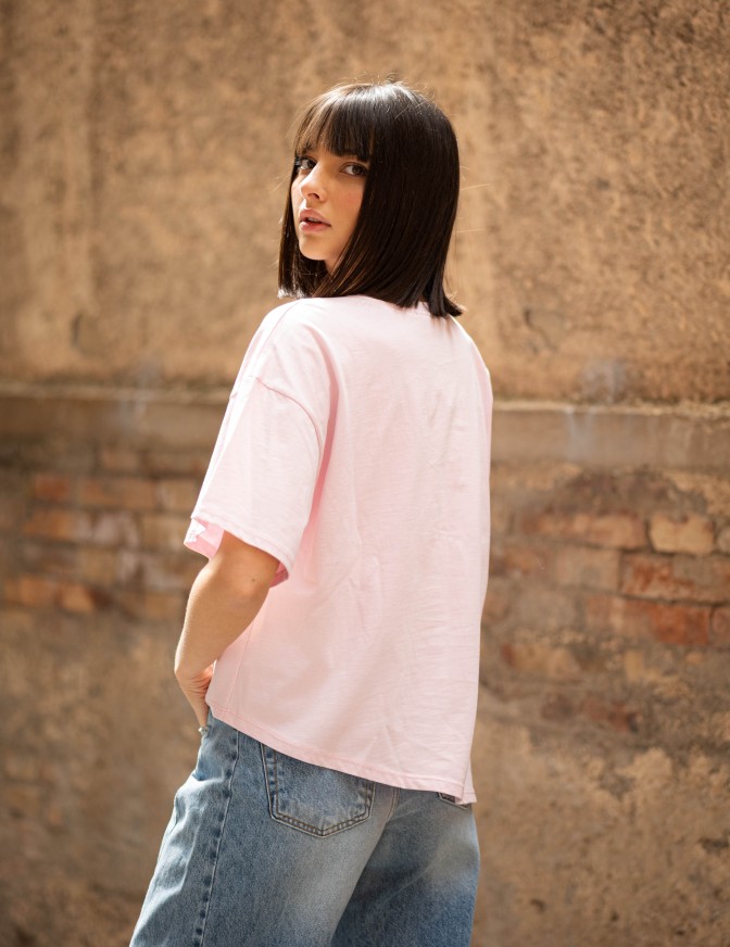 TWO WAY TSHIRT  COLLANA STRASS