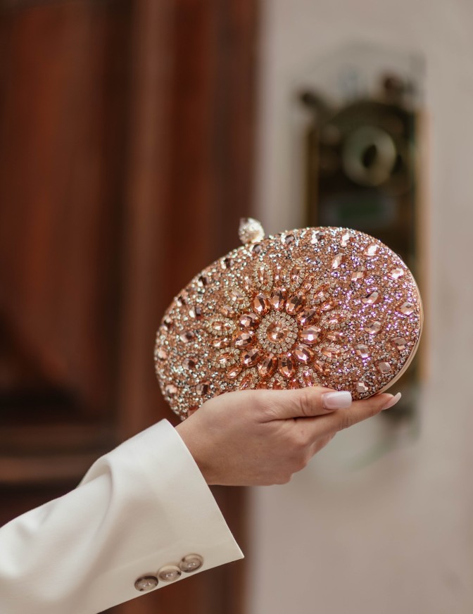 DOLLS BORSA SMALL FIORE STRASS