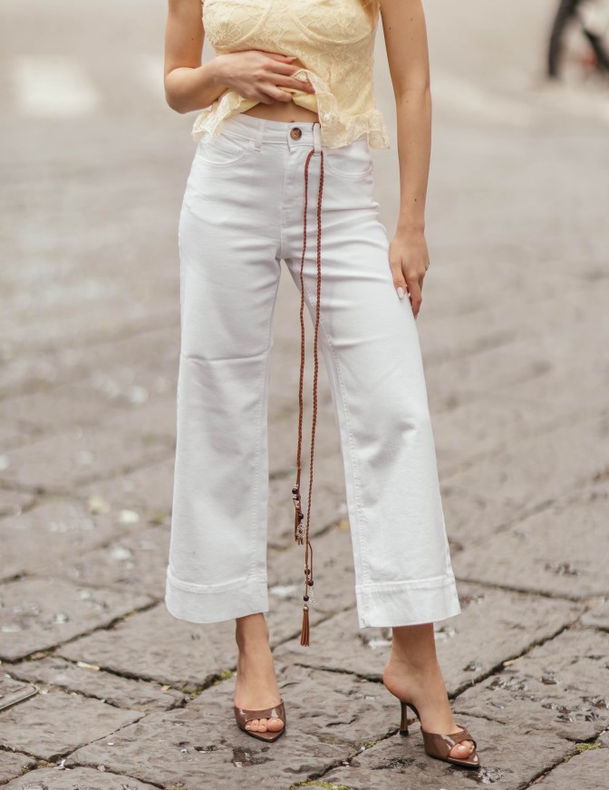 ONLY JEANS COLOR  CROP CINTURA