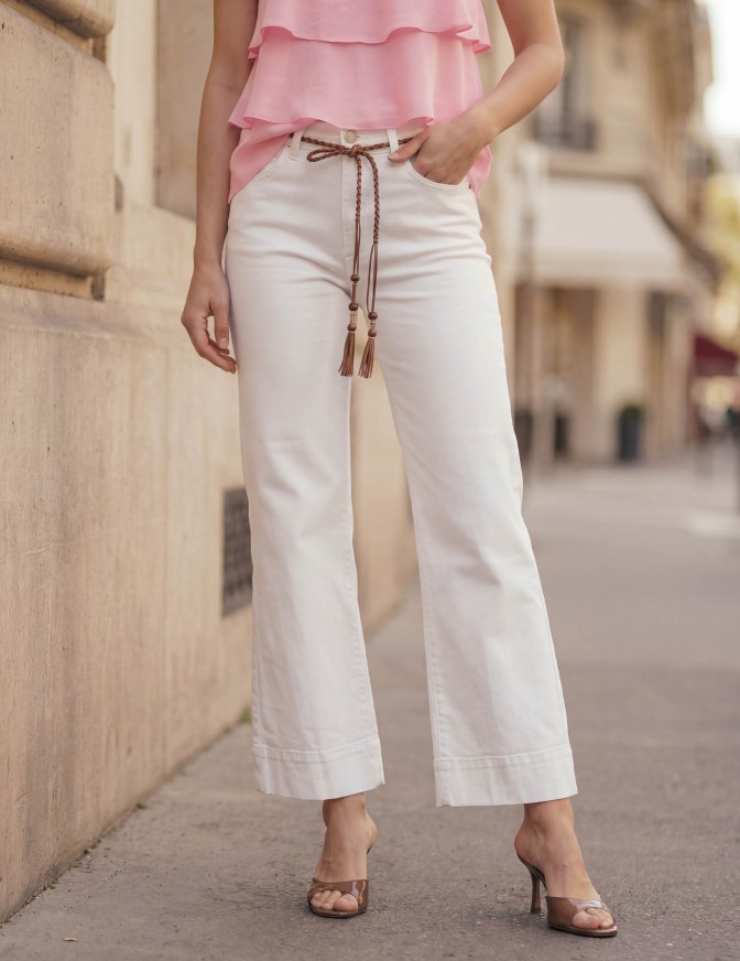 ONLY JEANS COLOR  CROP CINTURA