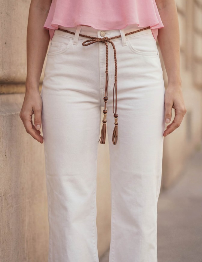 ONLY JEANS COLOR  CROP CINTURA