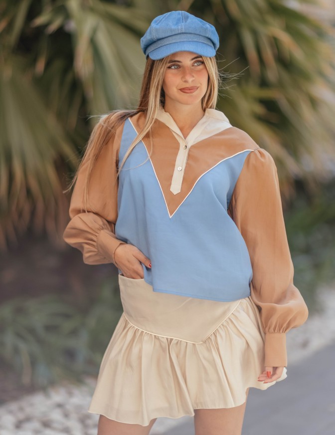 HAVEONE CAMICIA  TRICOLOR