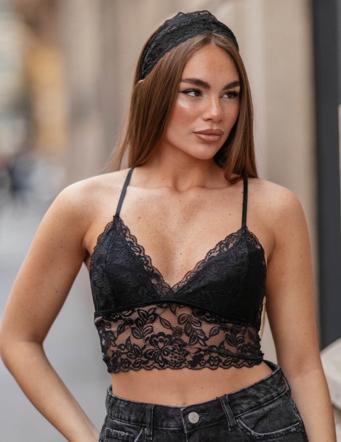 TWO WAY TOP  BRA PIZZO