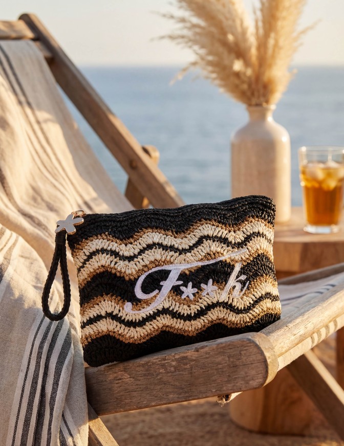 F**K BORSA POCHETTE LOGO