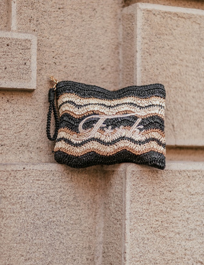 F**K BORSA POCHETTE LOGO